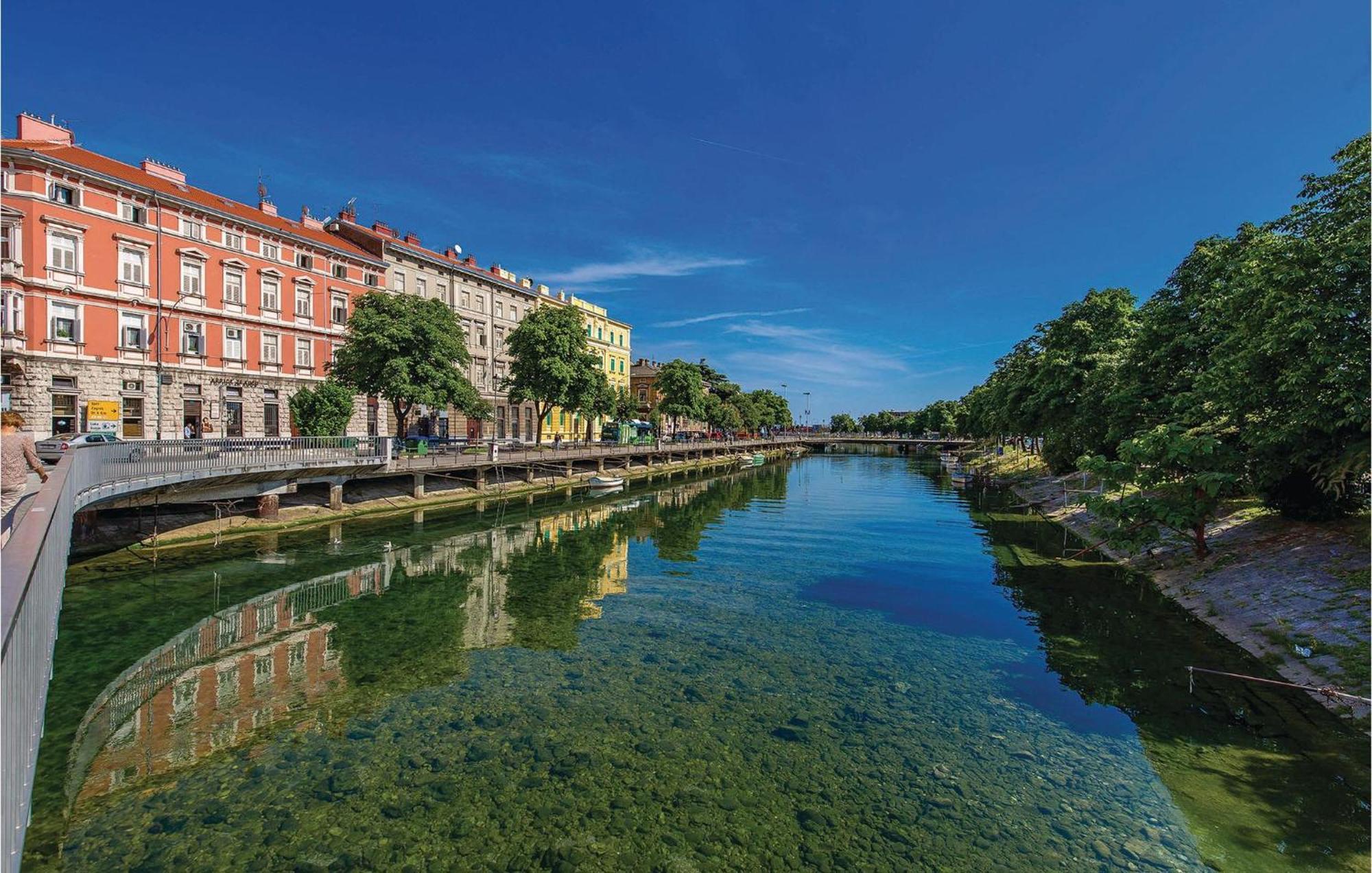 Lovely Apartment In Rijeka With House Sea View Bagian luar foto